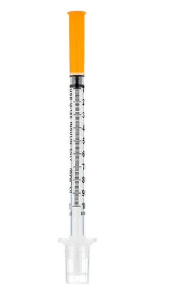 U-100 insulin syringe units